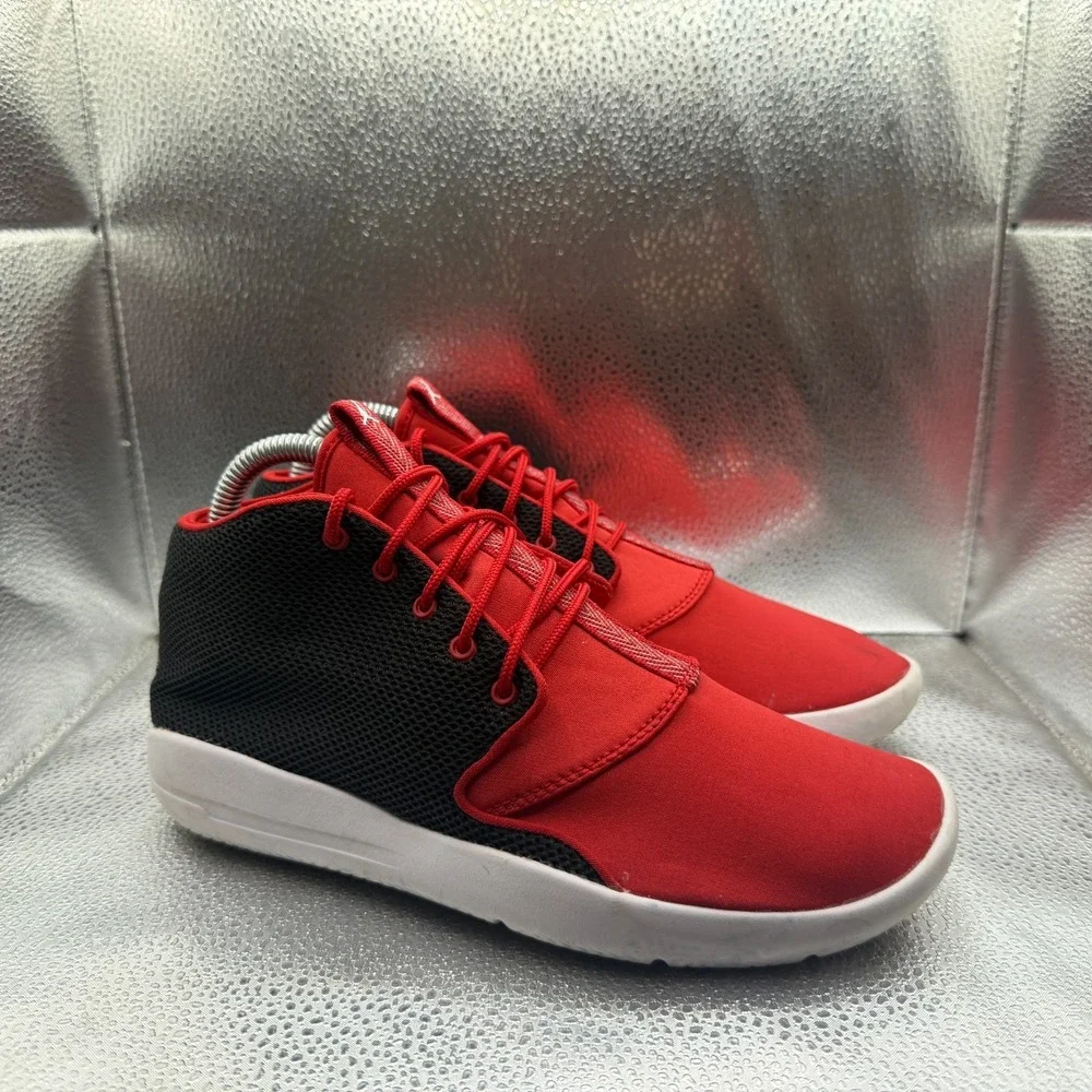 Size 6Y Jordan Eclipse Chukka Black Red Kids Basketball Sneaker Shoes 881454-001